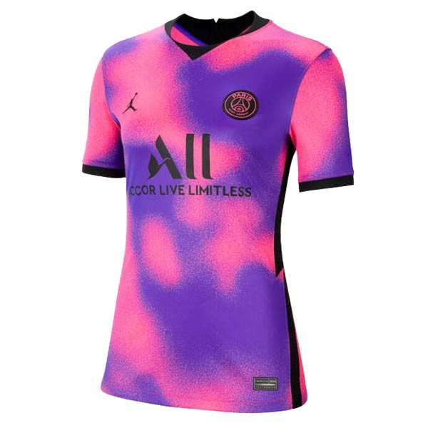 Camiseta Paris Saint Germain 4ª Mujer 2020-2021 Purpura